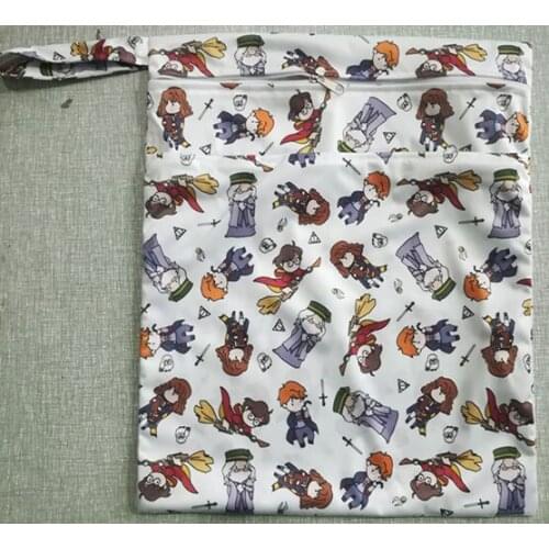 Hight Quality Waterpoof Wet Bag Diaper Bag Double Zipper in Large Size Free Shipping