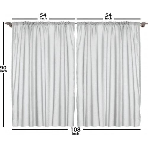Pastel Elephant Curtains Sweet Cartoon Animal Squares Satin Fabric Drapes for Living Room Bedroom 2 Panel Window Set