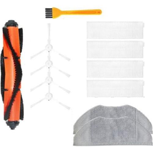 12Pcs for Mi Mijia G1 Robot Vacuum Cleaner Parts Mi Robot Main Roller Side Brush Hepa Air Filter Mop Cloth