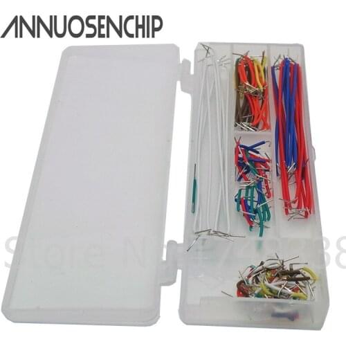 140 Pcs U Shape Shield Solderless Breadboard Jumper Cable Wires Kit for Arduino