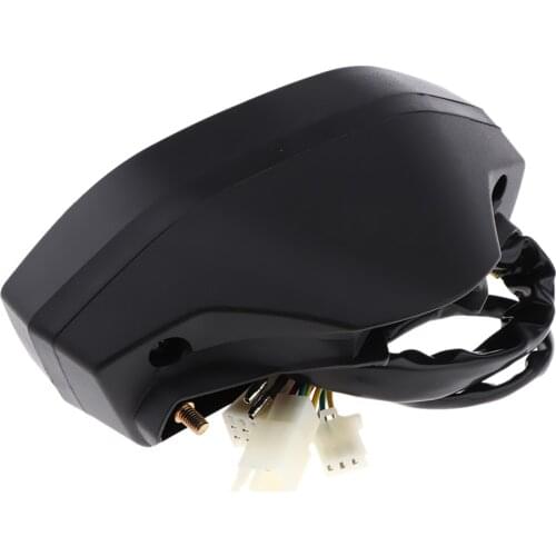 14000 RPM Universal Motorcycle Digital LCD km/h MPH Speedometer Odometer Tachometer Tacho Gauge with 7 Colors Backlight