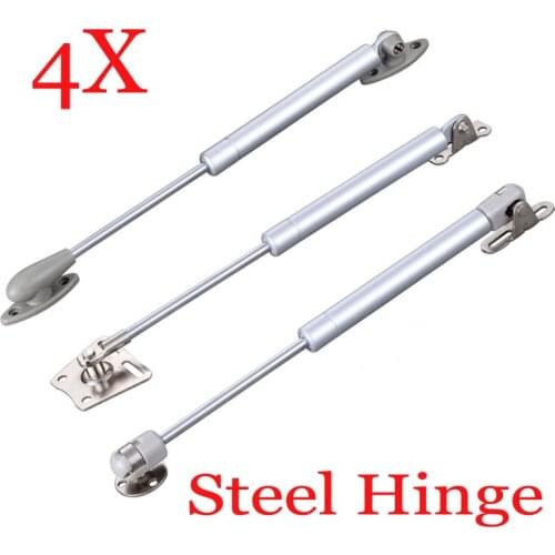 4 Pcs 100N 10kg Cabinet Hinges Furniture Gas Spring Kitchen Cupboard Door Lift Support Lid Stay Soft Close Open Cabinet Hardware