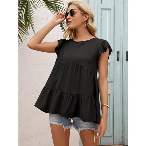 Blackingift Short Blouses