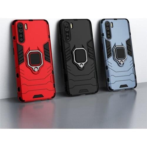 Ring Holder Case For OPPO A91 Cover Reno 3 4G F15 F 15 Armor Protective Hard Back Cover For OPPO A91 A 91 Case Funda Etui 6.4