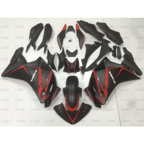 For Honda Cbr250rr 2011 - 2014 Fairing CBR 250 RR 2011 Fairings for Honda Cbr250rr 2012 Matter Black Red Full Body Kits