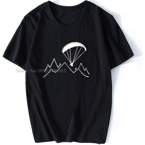 Paragliding T Shirt Designing Cotton Original Fitness New Style Spring Autumn Slim Tshirt Tees Tops