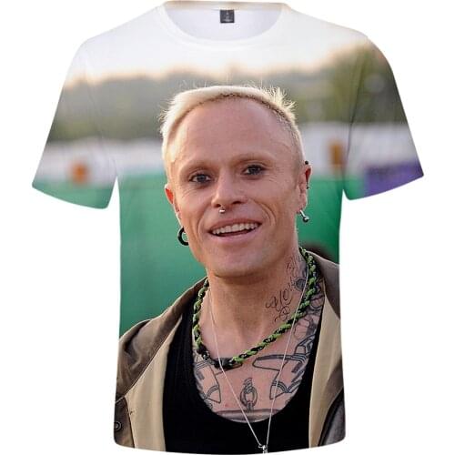 THE PRODIGY KEITH FLINT 3D Printed T Shirt Men Women Summer Casual Tshirt T-shirt Men Hip Hop Streetwear T Shirts Men Tops