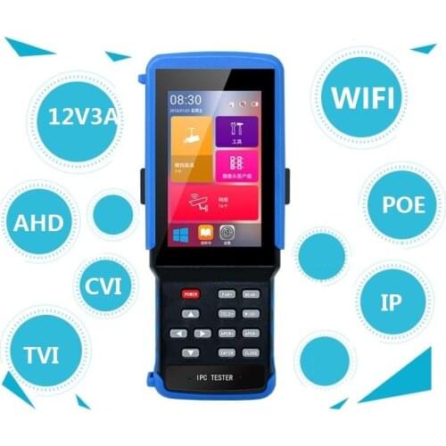 IPC 9310 wifi 4.3'' 5 in one Touchscreen CCTV Tester for IPC/Analog Camera,IPC 4K 8MP, AHD,CVI,TVI,BNC Network Cable Tester