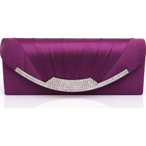 Elegant Women Evening Clutch Bag Diamond Sequin Clutch Female Crystal Clutch Wedding Purse Party Banquet Single Chain Bag