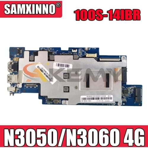 Akemy For Lenovo 100S-14IBR Laptop Motherboard CPU N3050/N3060 4G RAM 100% Test Work