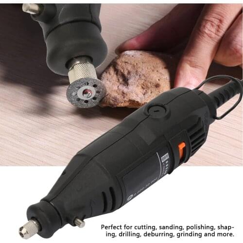 Rotary Tool Kit With 140pcs Accessories For Multi-Tool Mini Drill With A Case Cutting Sanding Polishing Drilling Deburring