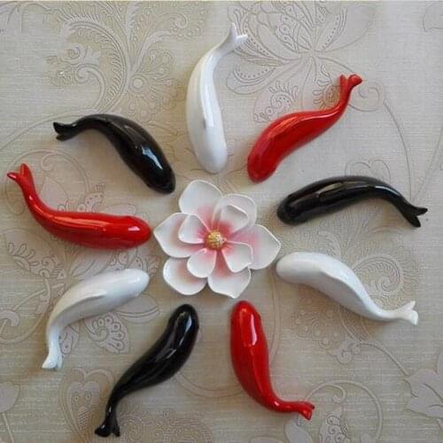 Nordic three-dimensional wall decoration fish crafts, home office restaurant wall hanging crafts, simulation resin fish artwork