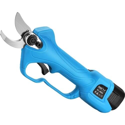 New Comfortable 3cm Electric Fruit Tree Pruning Shears Gardening Scissor Lithium Battery Professional Garden Scissors Wireless