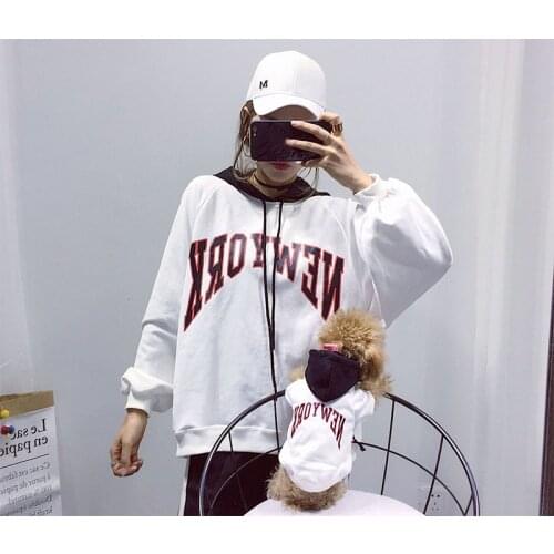 Dog Clothes For Small Dogs Cotton Hoodies For French Bulldog Jacket for Dogs Chihuahua Outfit Pet Clothing Parent-child Costume