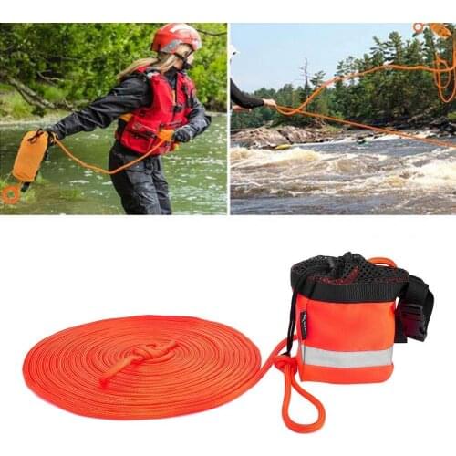 Floating Lifesaving Rope Reflective Professional Rescue Aid Swimming Boating Fishing Throwing Rescue Rope for Outdoor Survival