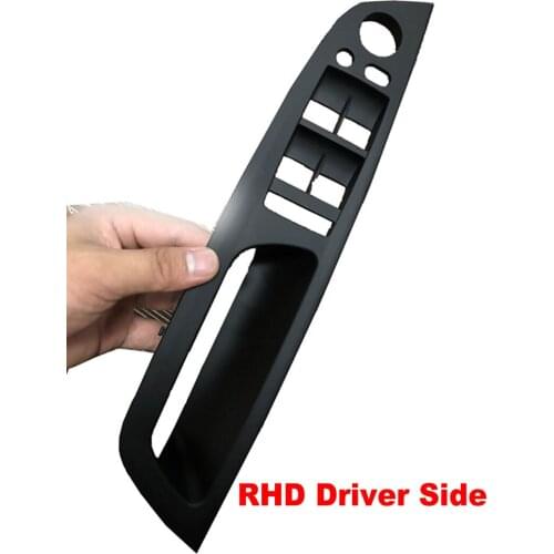 Carbon Fiber Armrest Car left front drivers seat LHD RHD Interior Door Handle Inner Panel Pull Trim For BMW E70 E71 X5 X6