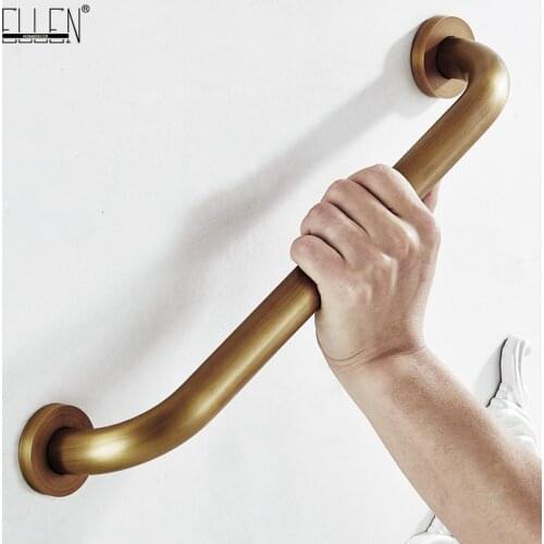 Bathroom Grab Bar 30cm/35c/40cm/45cm/50cm Copper Antique Bronze Finished Safe Grab Bar Toilet for elderly