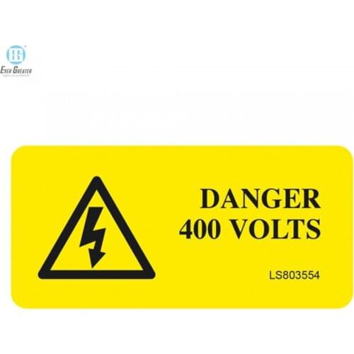 Warning Electric Fence Sticker Vinyl Die Cut Sticker Danger Removable Car Stickers
