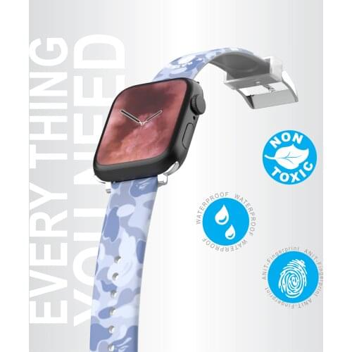 Silicone Strap for Apple watch 6 5 4 SE 44mm 40mm Color silicone replacement bracelet strap for iwatch series 3 2 1 42mm 38mm