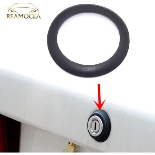 Reamocea Black Tailgate Hatch Boot Lid Lock Seal Rubber Ring 161827527 Fit For VW Scirocco 2 Jetta MK1 Quantum Cabriolet Vanagon