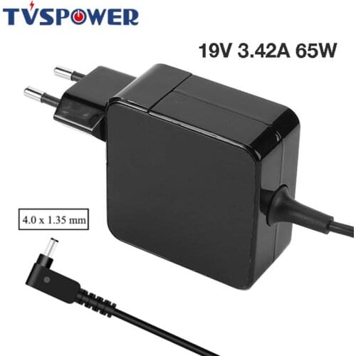 19V 3.42A 65W 4.0*1.35mm ADP-65AW Power Laptop Adapter Charger For ASUS K553ma X553m Vivobook X201 Zenbook UX303lb UX305ca UX301