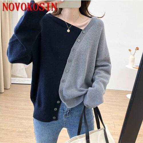 QR2 Women V Neck Cape Printed Loose Poncho 2019 Winter Knitted Bat Long Sleeves Sweater Triangle Tassel Pullover Coat