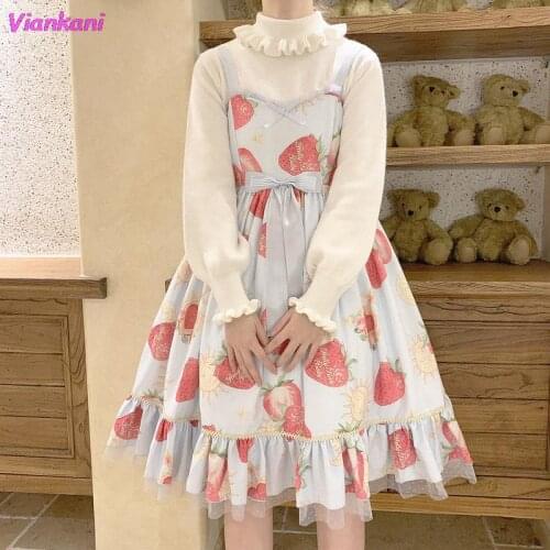 Turtleneck White Knitted Sweater Women Knitwear Autumn 2020 Vintage Ruffle Cute Girls Long Sleeve Red Jumper Christmas Sweaters