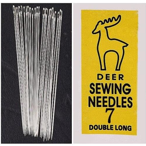 1pack/25 piece DEER Button Sewing Long Needle #7 5.8cm Sewing Needles Accessories ZT5
