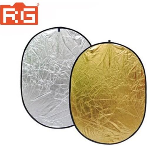 2in1 60 x 90cm Portable Collapsible Light Oval Photography Reflector for Studio 60 x 90cm