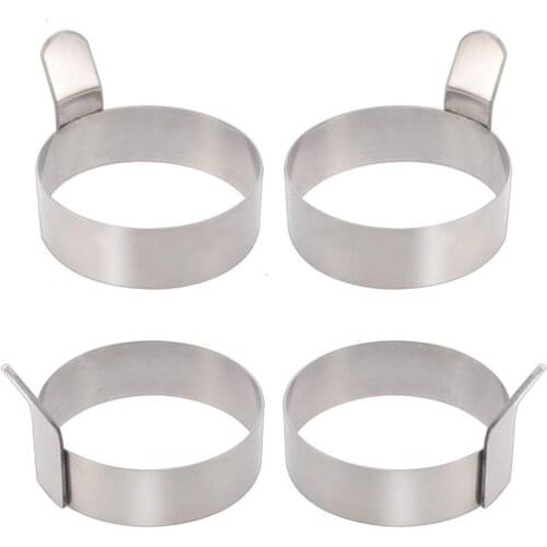 2019 Newest Egg Ring Stainless Steel Omelet Mold Cooking Non Stick Pancake Ring Metal Kitchen Cooking Tool