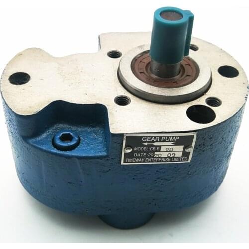 25 bar 20L/MIN Hydraulic Gear Pump CB-B20 CB-B20F Low Pressure Pump for Machine Pump