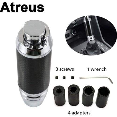 Atreus Metal Car Automatic Gear Shift Shifter Lever Knob For Mitsubishi ASX Suzuki Subaru Acura Jeep Fiat 500 Hyundai Solaris