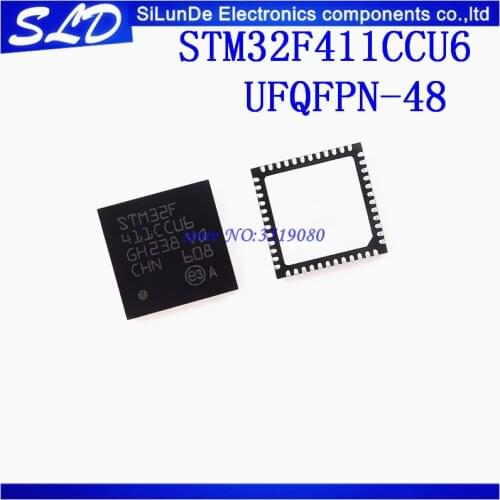 Free Shipping 2pcs/lot STM32F411CCU6 STM32F 411CCU6 STM32F411 UFQFPN-48 new and original In Stock