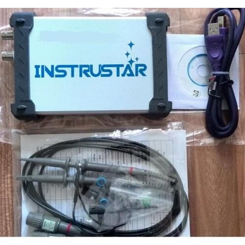Digital Virtual Oscilloscope 2 Channels 60M Hz 200 MS/s FFT Analyzer ISDS220A