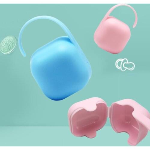 Baby Pacifier Box Portable Baby Infant Pacifier Nipple Teat Cradle Case Holder Travel Storage Box Baby accessories