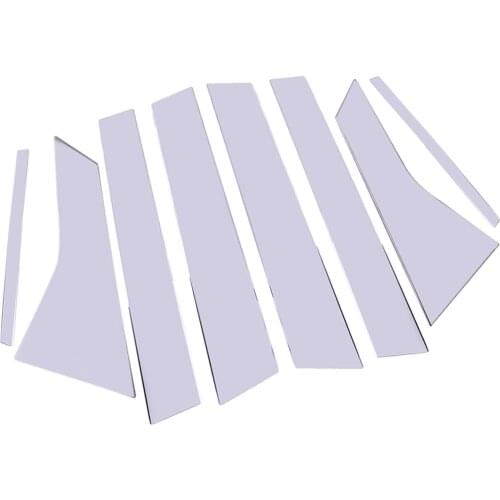 Stainless Steel Chrome 8 pcs Door Window Pillar Post Cover Trim Fit for Honda Accord 2018 2019 2020