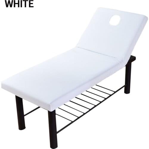 Beauty Spa Massage Bed Table Cover Elastic Salon Couch Sheet Bedding Table Cover with Hole 6Colors 70X190cm