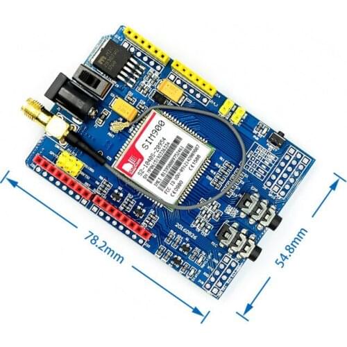 SIM900 GPRS/GSM Shield Development Board Quad-Band Module For Arduino Compatible connector