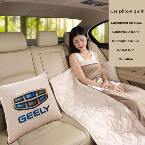 Car seat quilt sleeping blanket air conditioning pillow quilt back cushion cushion pillow dual-purpose for geely emgrand ec7 ec8