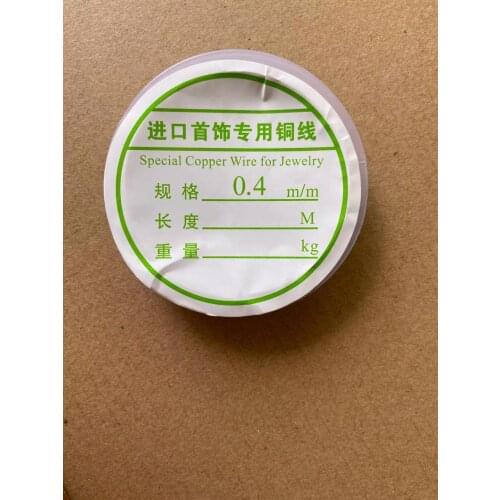 One roll of 0.4mm corp wire for floriculture,artificial flower making wires,special corp wire for jewelry