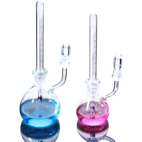 25 50mL Lab Glass Pycnometer with Thermometer Specific Gravity Bottle Picnometer Laboratory Equipment