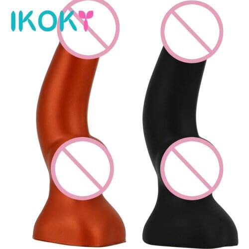 IKOKY Sex Huge Realistic Dildo Realistic Big Dick Strong Suction Cup G Spot Massage Sex Toys for Woman Man Gay Anal Masturbation