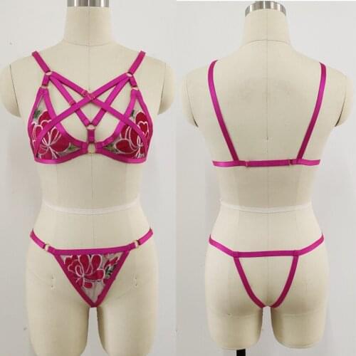 Sexy Ladies Body Harness Fetish Rave Lace Chest Bondage Lingerie Erotic Cage Bra Gothic Garter Belt Suspenders Stockings Belt