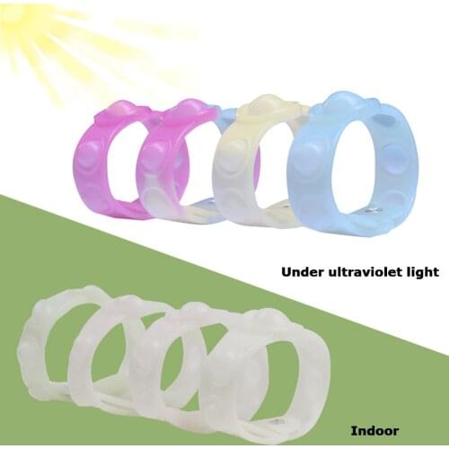 Silicone Push Bubble Bracelet Wearable Wristband Toy Sensory Toy Anti-stress Relaxing Fidget Autism Toys Stress Relieve