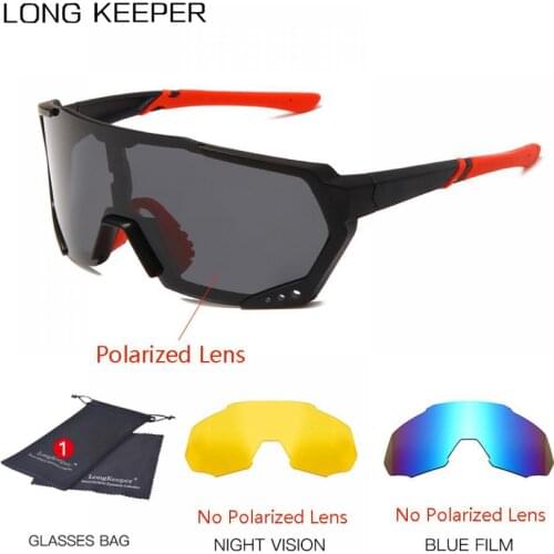 LongKeeper Men Polarized Sunglasss Women Vintage Outdoor Sports Fishing Sun Glasses Male Windproof Driving Goggles UV400 Gafas