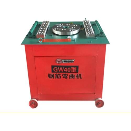 Steel Bar Bender Automatic Rebar Bending Machine Round Steel Bending Device For Construction Tools Automatic CNC 40Type