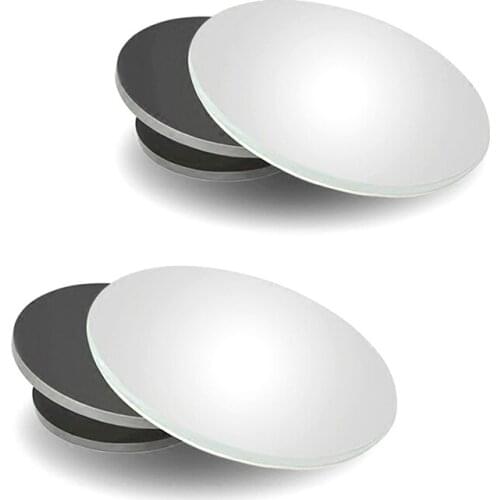 360 Degree Bolt Less Rearview Mirror Adjustable Rearview Mirror Rearview Mirror For Reversing Large Bookcase Parking Random Rea