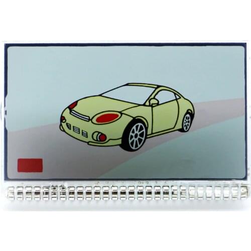 Russia Version M9 Lcd Display For Scher Khan Magicar 9 7 Lcd Display Screen Remote Two Way Car Alarm System