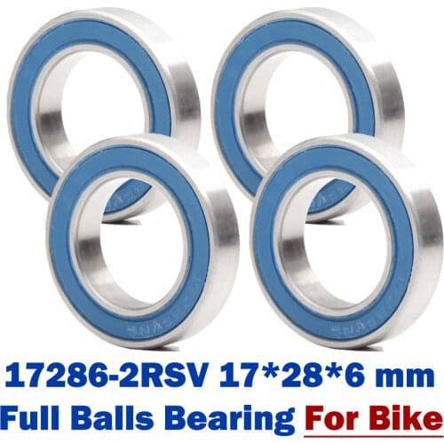 17286 2RSV MAX Bearing 17*28*6mm 4pcs Full Balls Bicycle Pivot Repair Parts 17286-2RS RSV Ball Bearings 17286-2RS