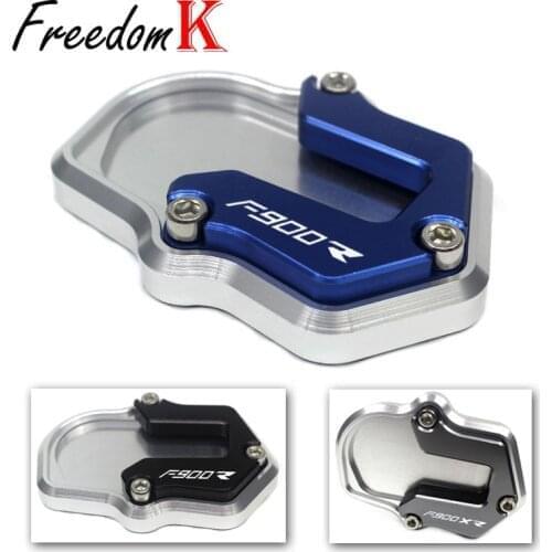 2020 For BMW F900R F900XR F900 R XR Motorbike Kickstand Motorcycle CNC Foot Side Stand Extension Pad Support Plate F 900R 900XR